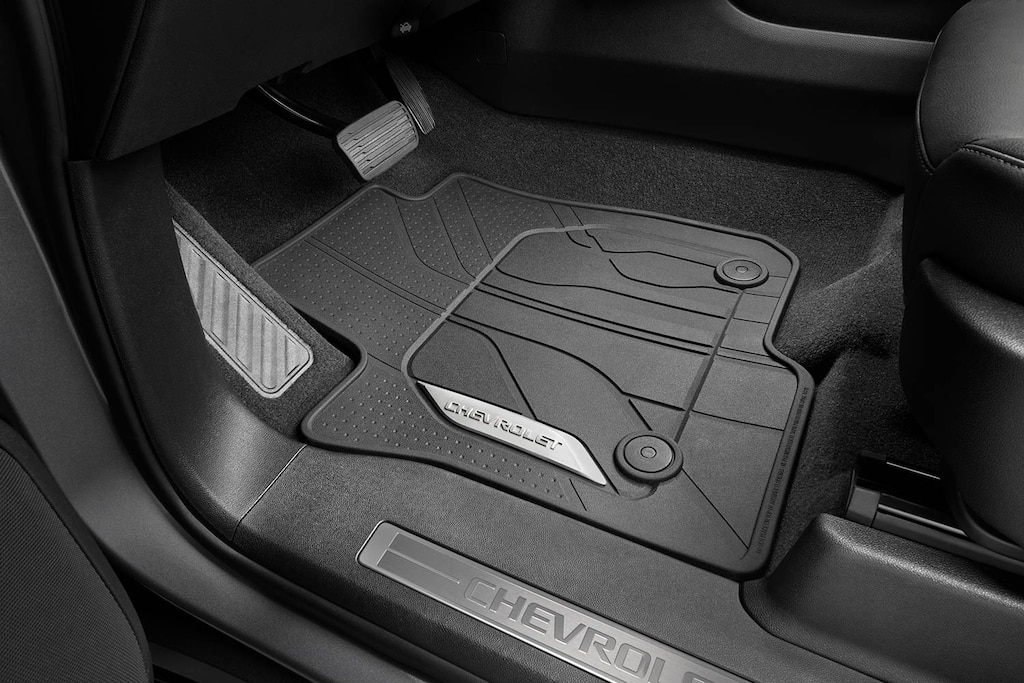 Tapete de vinil 1ra fila en negro para Chevrolet Suburban 2024