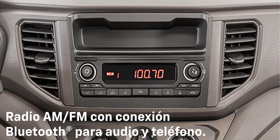  Chevrolet Tornado 2025 Furgoneta con radio AM/FM, 1 puerto USB y conexión Bluetooth® para audio y teléfono